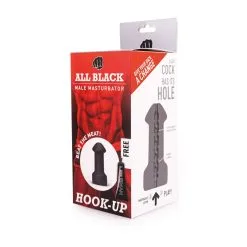 All Black - Masturbator Hook-Up -Cock & Ball Toys All Black Masturbator HOOK UP 5
