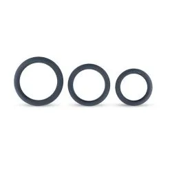 Boners - Cockring Set 3-delig - Zwart 9 Boners - Cockring Set 3-delig - Zwart -Cock & Ball Toys Boners Cockring Set 3 delig Zwart 3