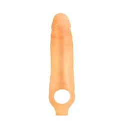 Chisa Novelties - Mighty Loop - Penis Sleeve Met Scrotum Lus - Lichte Huidskleur