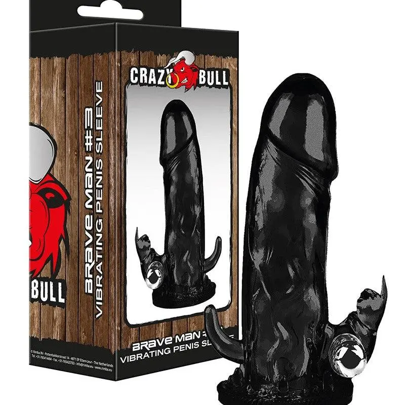 Crazy Bull Vibrerende Penis Sleeve Brave Man 3 4 Crazy Bull Vibrerende Penis Sleeve Brave Man 3 - Afbeelding 2