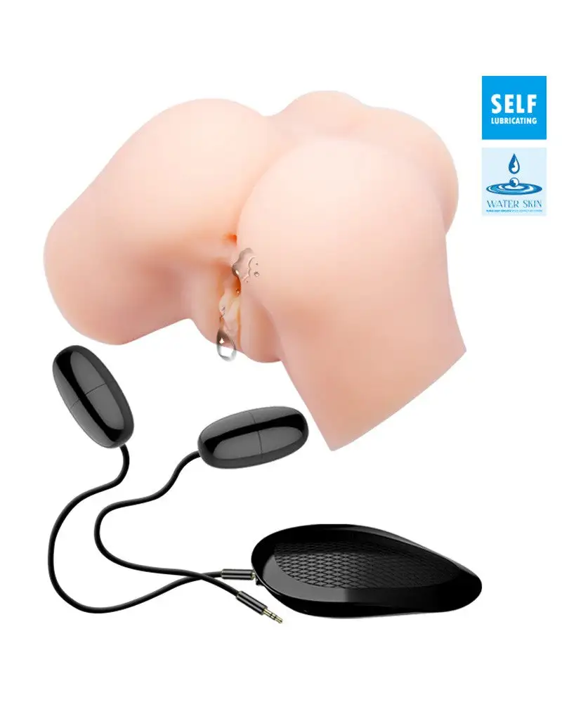 Crazy Bull Vibrerende Vagina & Ass Masturbator SAMANTHA - Lichte Huidskleur 5 Crazy Bull Vibrerende Vagina & Ass Masturbator SAMANTHA - Lichte Huidskleur - Afbeelding 3