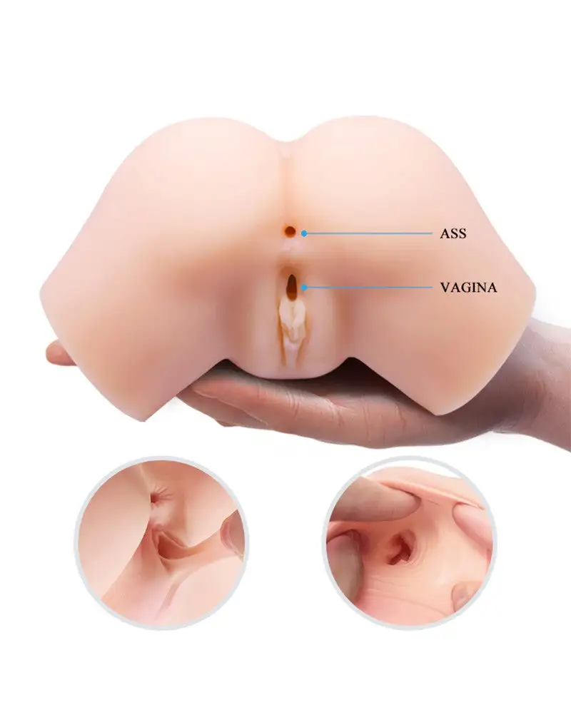 Crazy Bull Vibrerende Vagina & Ass Masturbator SAMANTHA - Lichte Huidskleur 9 Crazy Bull Vibrerende Vagina & Ass Masturbator SAMANTHA - Lichte Huidskleur - Afbeelding 7