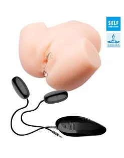 Crazy Bull Vibrerende Vagina & Ass Masturbator VERONICA - Lichte Huidskleur -Cock & Ball Toys Crazy Bull Vibrerende Vagina Ass Masturbator VERONICA lichte huidskleur 4