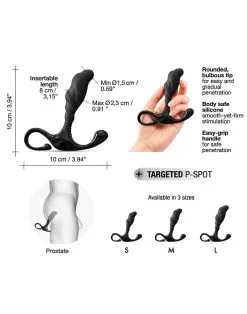 Dorcel - Expert-P Prostaatplug - Small - Zwart -Cock & Ball Toys Dorcel Expert P Prostaatplug Small zwart 5