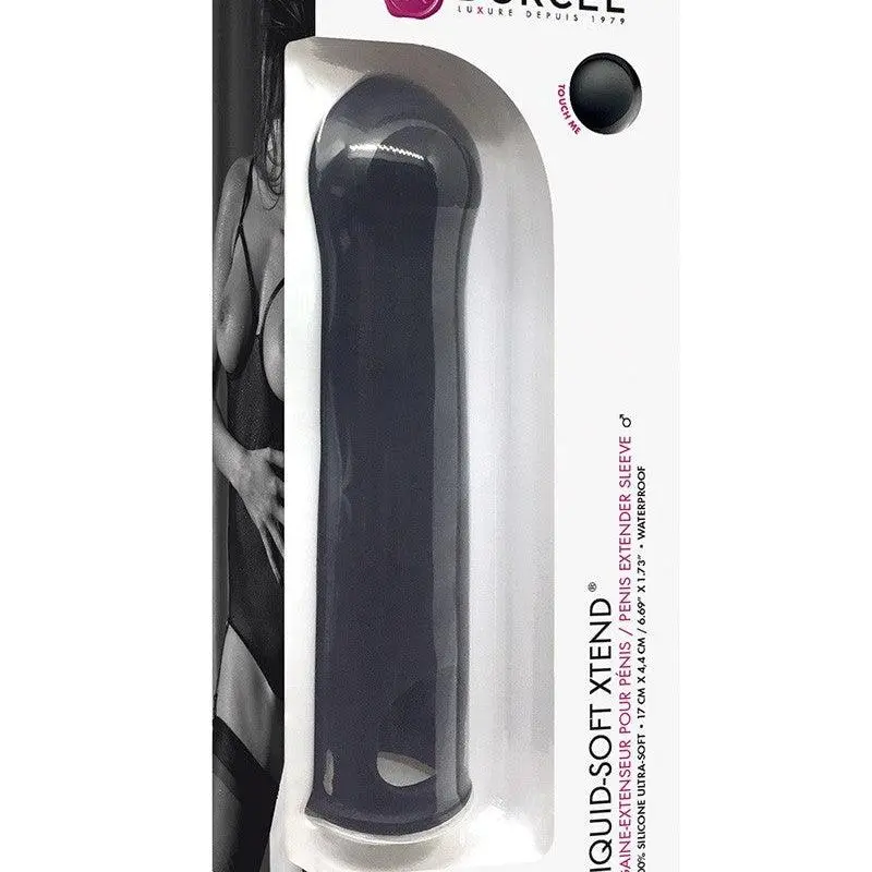 Dorcel - Liquid-Soft Xtend Penis Sleeve Met Erectieverlengende Ballenring 4 Dorcel - Liquid-Soft Xtend Penis Sleeve Met Erectieverlengende Ballenring - Afbeelding 2