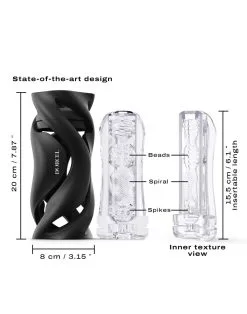 Dorcel - Masturbator Met Sleeve Deep Blow - Wit -Cock & Ball Toys Dorcel Masturbator met Sleeve DEEP BLOW wit 5