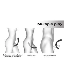 Dorcel - Multi Vibrator INFINITE JOY - Zwart -Cock & Ball Toys Dorcel Multi Vibrator INFINITE JOY zwart 4