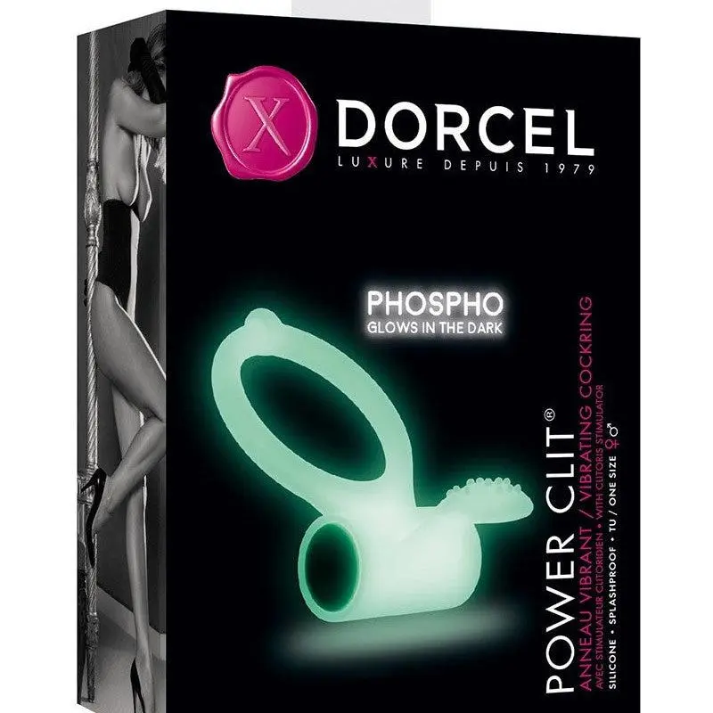 Dorcel - Power Clit Glow In The Dark Vibrerende Cockring 3 Dorcel - Power Clit Glow In The Dark Vibrerende Cockring