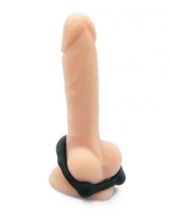 Dorcel - Siliconen Cockring Met Stimulerende Metalen Kogeltjes - Zwart -Cock & Ball Toys Dorcel Siliconen Cockring met Stimulerende Metalen Kogeltjes zwart 7