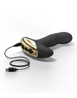 Dorcel - Verwarmende Prostaat Vibrator P-Finger Met Afstandsbediening - Zwart -Cock & Ball Toys Dorcel Verwarmende Prostaat Vibrator P FINGER met afstandsbediening zwart 3