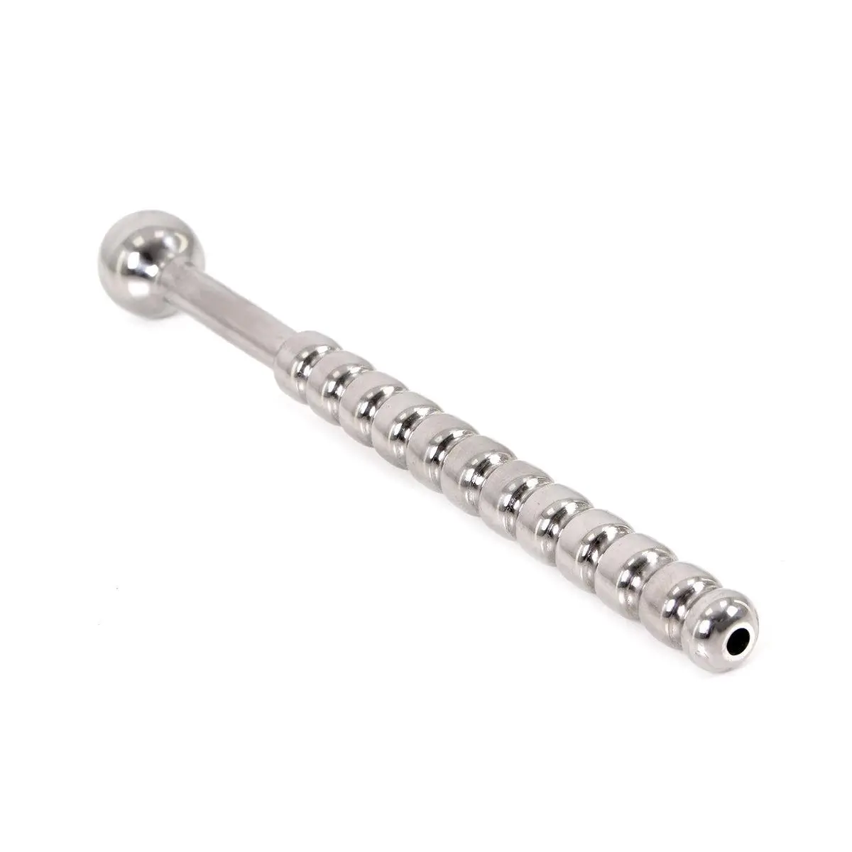 Kiotos Steel Geribbelde Penisplug RVS Adamo 3 Kiotos Steel Geribbelde Penisplug RVS Adamo