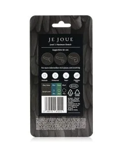 Je Joue - C-Ring Maximum Stretch Siliconen Cockring - Zwart -Cock & Ball Toys Je Joue C Ring Maximum Stretch Siliconen Cockring zwart 5
