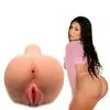 O-products Juicy Wet Look Masturbator Doggy Style Tia - Medium Huidskleur -Cock & Ball Toys Juicy Wet Look Masturbator Doggy Style Tia Medium huidskleur