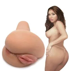 O-products Juicy Wet Look Masturbator Sidesaddle Mia - Medium Huidskleur -Cock & Ball Toys Juicy Wet Look Masturbator Sidesaddle Mia Medium huidskleur 2