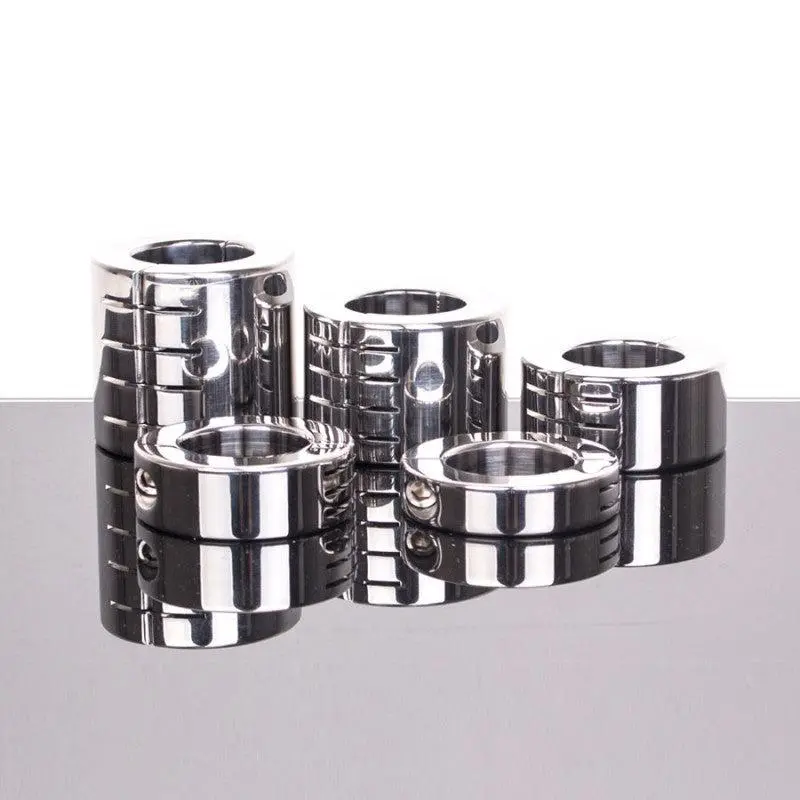 Kiotos Steel - Ballstretcher RVS Met Groeven Scharnierend 20 Mm Hoog Ø 35 Mm 5 Kiotos Steel - Ballstretcher RVS Met Groeven Scharnierend 20 Mm Hoog Ø 35 Mm - Afbeelding 3