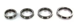 Kiotos Steel - Cockring Met Groeven RVS 10 Mm
