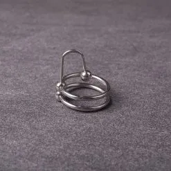 Kiotos Steel - Sperm Stopper Met Dubbele Ring Ø 28 Mm -Cock & Ball Toys Kiotos Steel Sperm Stopper Met dubbele Ring O 28 mm 4