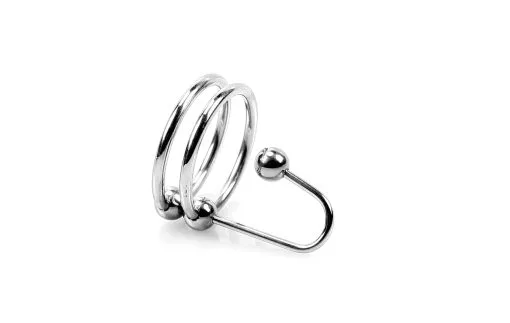 Kiotos Steel - Sperm Stopper Met Dubbele Ring Ø 30 Mm -Cock & Ball Toys Kiotos Steel Sperm Stopper Met dubbele Ring O 30 mm