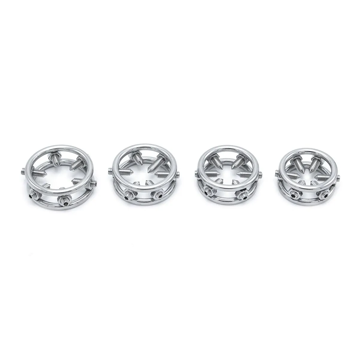 Kiotos Steel - Torture Eikelring - Spikes Aan Binnenkant 7 Kiotos Steel - Torture Eikelring - Spikes Aan Binnenkant - Afbeelding 5