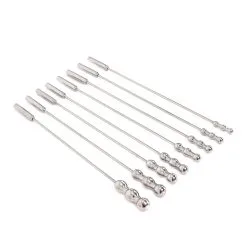 Kiotos Steel - Urethral Sound Rosebud Dilators - Set Van 8 Stuks -Cock & Ball Toys Kiotos Steel Urethral Sound Rosebud Dilators set van 8 stuks 5