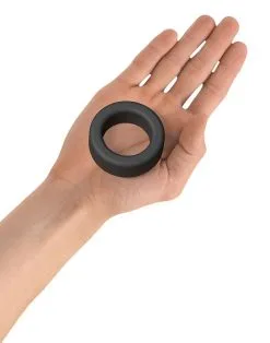 Love To Love - COOL Ring Klassieke Siliconen Cockring - Zwart -Cock & Ball Toys Love to Love COOL RING Klassieke Siliconen Cockring zwart 7