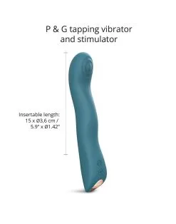 Love To Love - P-spot & G-spot Vibrator Swap Met TApping Functie - Blauw -Cock & Ball Toys Love to Love P spot G spot Vibrator SWAP met tapping functie blauw 3