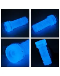 LoveToy - Lumino Play Masturbator 1 - Glow In The Dark -Cock & Ball Toys LoveToy Lumino Play Masturbator 1 Glow in the Dark 12