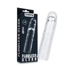 Lovetoy - Flawless - Transparante Penissleeve - 19 Cm