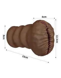 Lovetoy - Stroker Masturbator Alien's Pie 2 - Donkere Huidskleur 20 Lovetoy - Stroker Masturbator Alien's Pie 2 - Donkere Huidskleur -Cock & Ball Toys Lovetoy Stroker Masturbator ALIENS PIE 2 donkere huidskleur 9