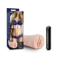 M For Men Ashley Masturbator Met Bullet Vibrator- Vagina -Cock & Ball Toys M for Men Ashley Masturbator Met Bullet Vibrator Vagina 7