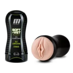M For Men -Soft And Wet Masturbator Self Lubricating - Ribbels