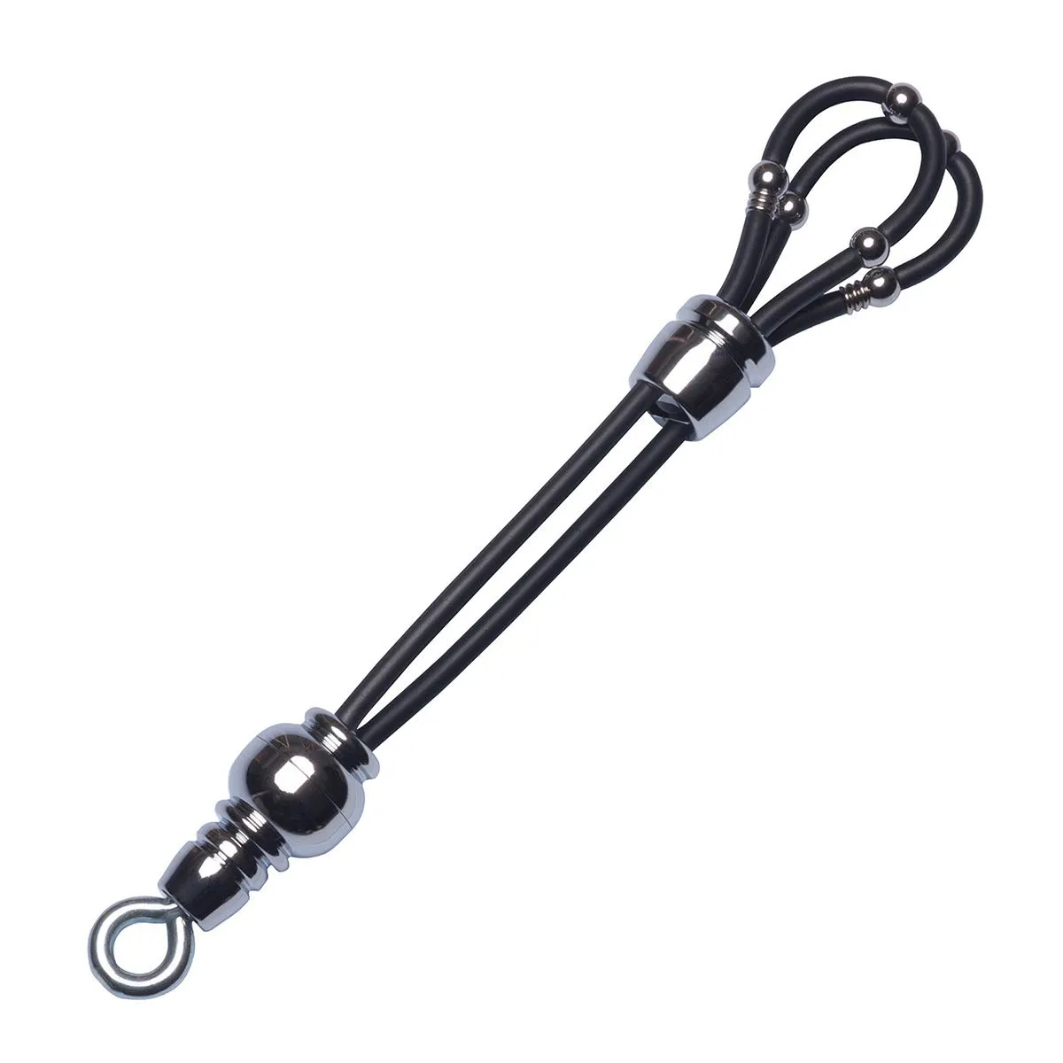 Malesation Double Loop Hook Single - Verstelbare Cockringen En Ball Stretcher - Chroom 4 Malesation Double Loop Hook Single - Verstelbare Cockringen En Ball Stretcher - Chroom - Afbeelding 2