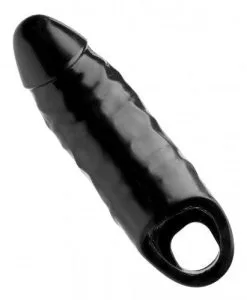 Master Series - Black Mamba XL Penis Sleeve - Zwart