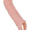 Baile Men Extension Penis Sleeve - Lichte Huidskleur -Cock & Ball Toys Men Extension Penis Sleeve lichte huidskleur