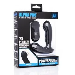 Alpha-Pro P-Milker Prostaat Vibrator Met Bewegende Kraal -Cock & Ball Toys P Milker Prostaat Vibrator Met Bewegende Kraal 4