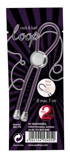 You2Toys Penis Loop - Paars -Cock & Ball Toys Penis Loop paars 3