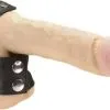 Rimba Bondage Play Penisband Met Ballstretcher Van Leer - Verstelbaar -Cock & Ball Toys Penisband met ballstretcher van leer verstelbaar