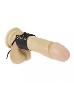 Rimba Bondage Play Peniskoker Met Rijgveter - Verstelbaar