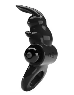 Pretty Love - Exciting Ring Vibrerende Cockring - Zwart -Cock & Ball Toys Pretty Love Exciting Ring Vibrerende Cockring zwart 3