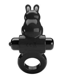 Pretty Love - Exciting Ring Vibrerende Cockring - Zwart -Cock & Ball Toys Pretty Love Exciting Ring Vibrerende Cockring zwart 5