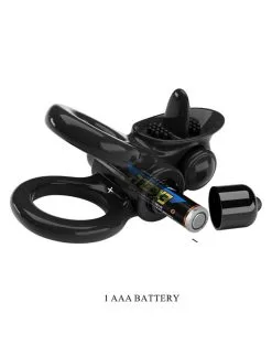 Pretty Love - Passionate Ring Vibrerende Cockring - Zwart -Cock & Ball Toys Pretty Love Passionate Ring Vibrerende Cockring Zwart 8