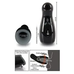 Rebel Blowjob Masturbator Met Vibratie En Verwarmende Functie 16 Rebel Blowjob Masturbator Met Vibratie En Verwarmende Functie -Cock & Ball Toys Rebel Blowjob Masturbator met vibratie en verwarmende functie 7