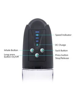 RIMBA TOYS Rimba P Pump PP05 Elektronische Penispomp Met Vagina Sleeve - Zwart -Cock & Ball Toys Rimba P Pump PP05 Elektronische Penispomp met Vagina Sleeve Zwart 13