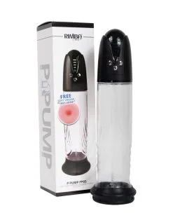 RIMBA TOYS Rimba P Pump PP05 Elektronische Penispomp Met Vagina Sleeve - Zwart
