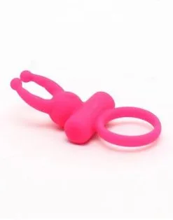 RIMBA TOYS Rimba Rome Vibrerende Cockring Met Clitoris Stimulatie - Roze -Cock & Ball Toys Rimba Rome vibrerende cockring met clitoris stimulatie roze 3