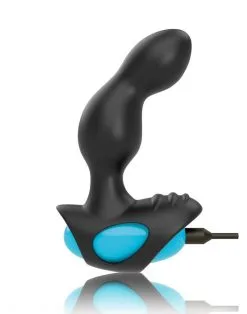 Rocks Off Rocks-off - Men-X Index Prostaat Vibrator - Zwart/Blauw -Cock & Ball Toys Rocks off Men X Index Prostaat vibrator zwartblauw 3