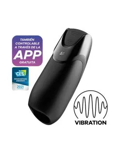Satisfyer - Men Vibration+ (met App Control) - Masturbator - Zwart -Cock & Ball Toys Satisfyer Men Vibration met App Control Masturbator Zwart 9