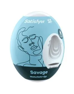 Satisfyer - Mini Masturbator Savage - Lichtblauw