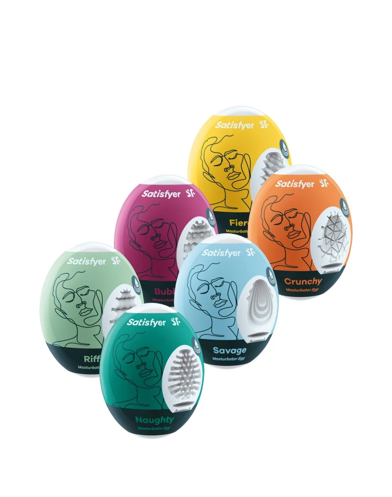 Satisfyer - Mini Masturbator Set Van 6 Stuks 3 Satisfyer - Mini Masturbator Set Van 6 Stuks