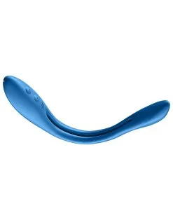 Satisfyer - Multifunctionale Buigbare Vibrator Elastic Game - Blauw -Cock & Ball Toys Satisfyer Multifunctionale Buigbare Vibrator ELASTIC GAME blauw 8